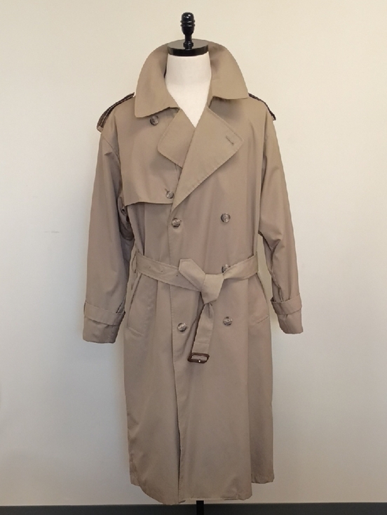 London Fog Other - London Fog Vintage Khaki Trench Coat Belted Lined Double Breasted 40R